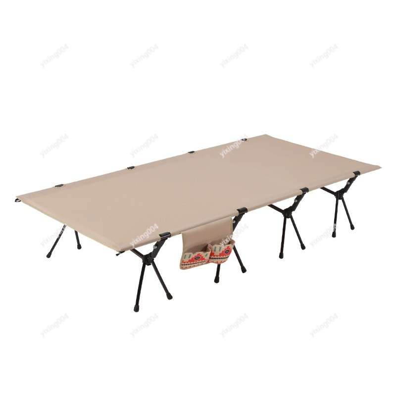 Bed Outdoor Camping - Lekka, poszerzona, składana, aluminiowa leżanka kempingowa