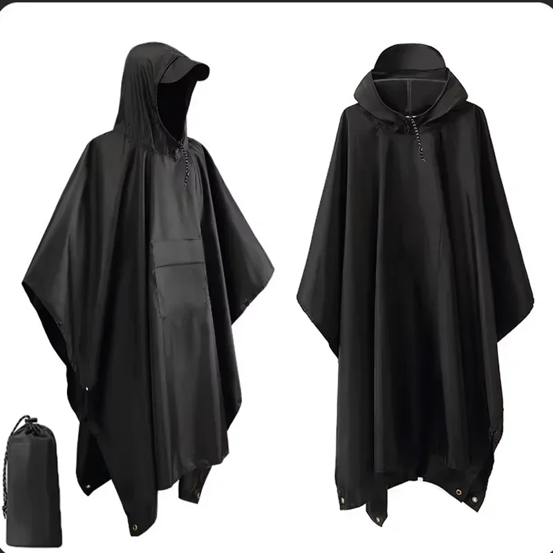 Camping Rain Poncho - 2026 – wielofunkcyjny, wodoodporny ponczo z