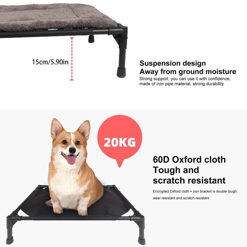 Podwyższone łóżko dla psa na z – Outdoor Camping Dog Bed recenzja i cena
