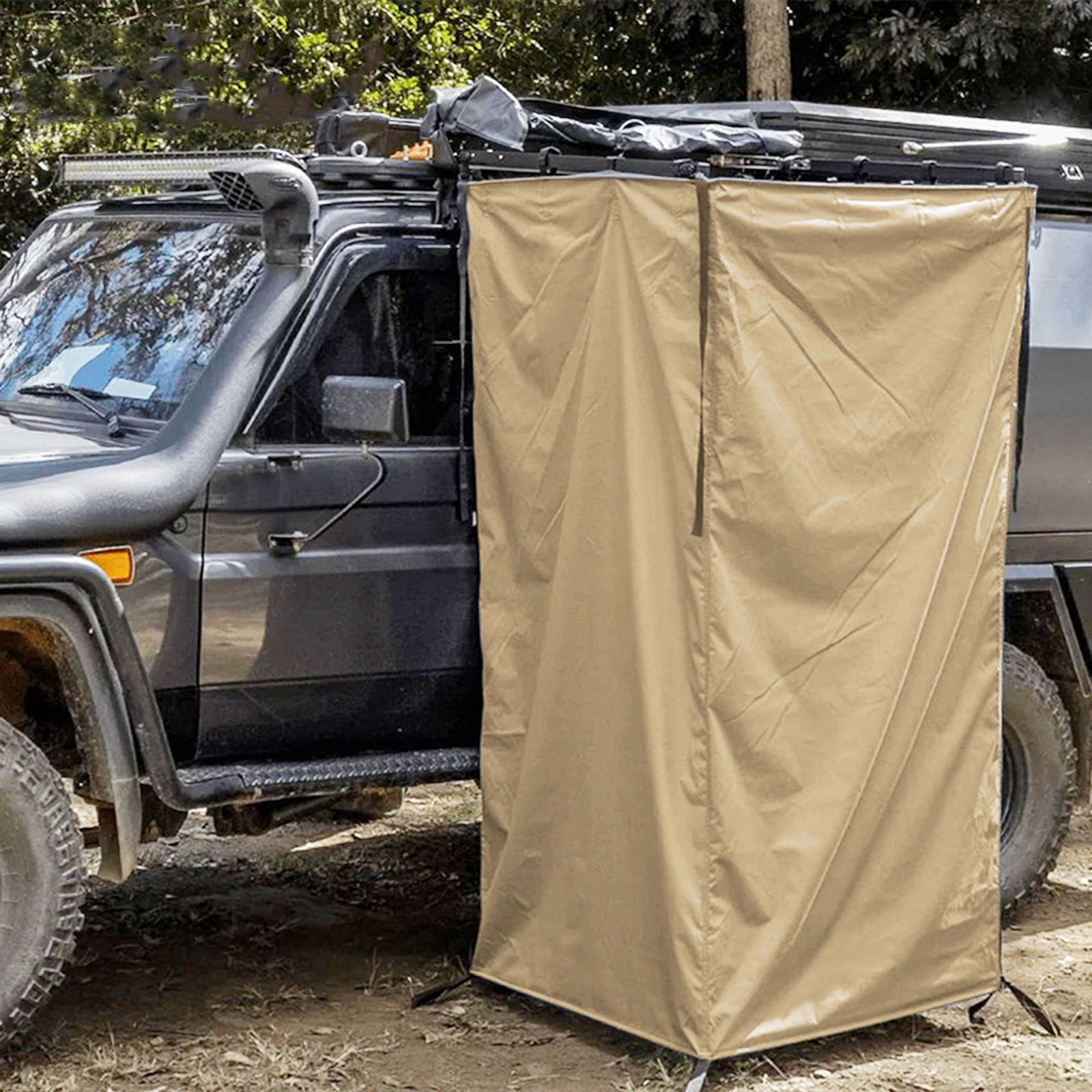 Przenośny namiot prysznicowy d – Outdoor Camping Van Tent recenzja i cena