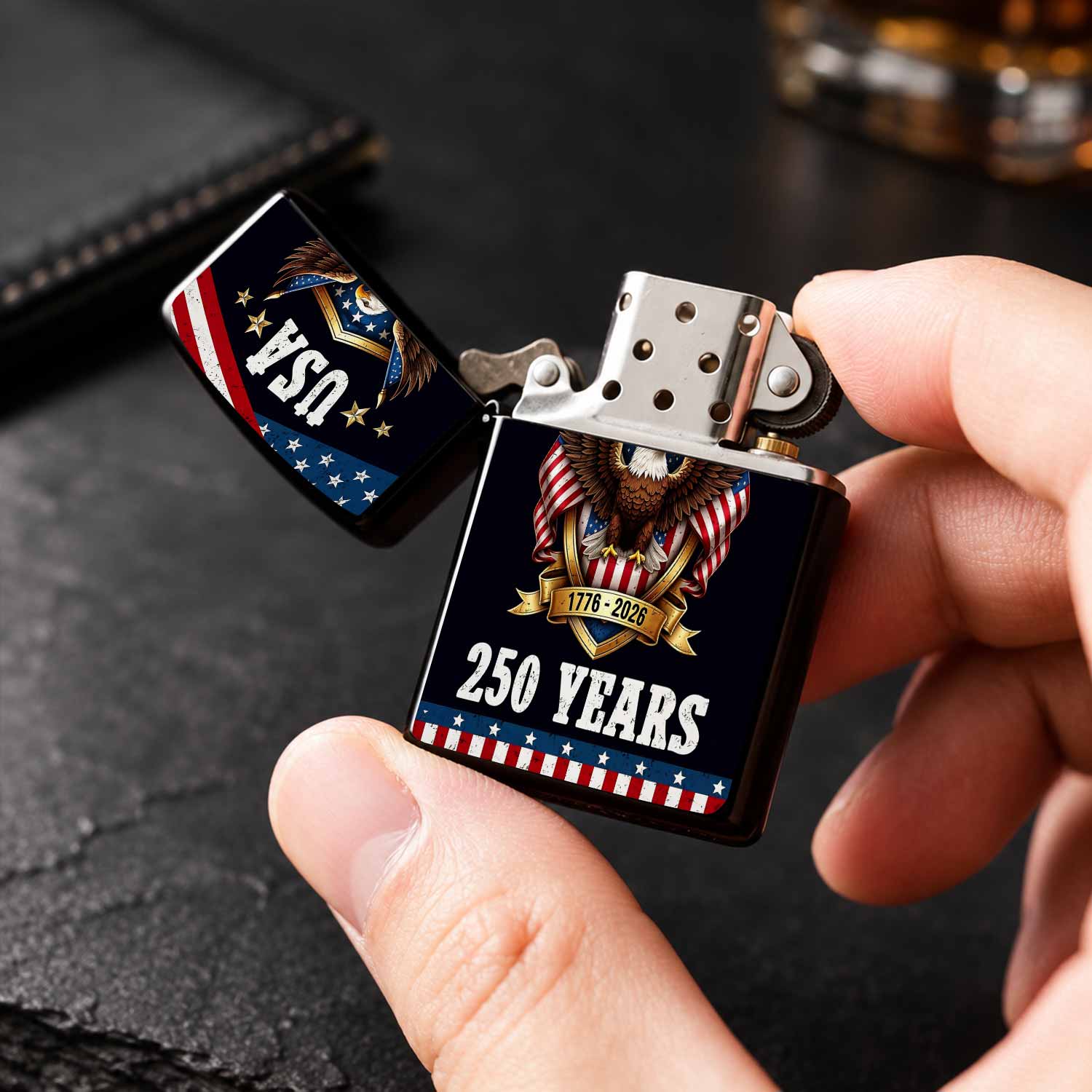 Patriotyczna zapalniczka z oka – Outdoor Camping Usa recenzja i cena