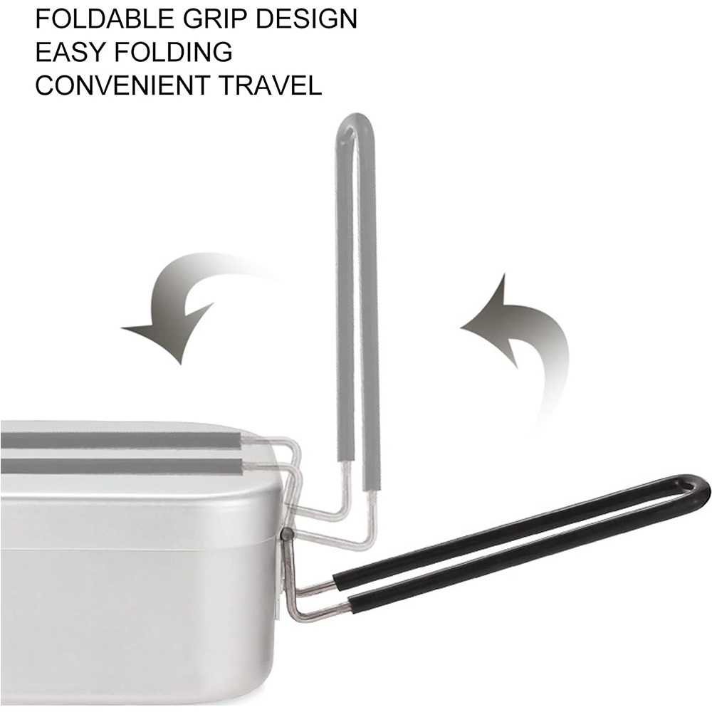 800ML Aluminiowe pudełka na lu – Outdoor Camping Dining Set recenzja i cena