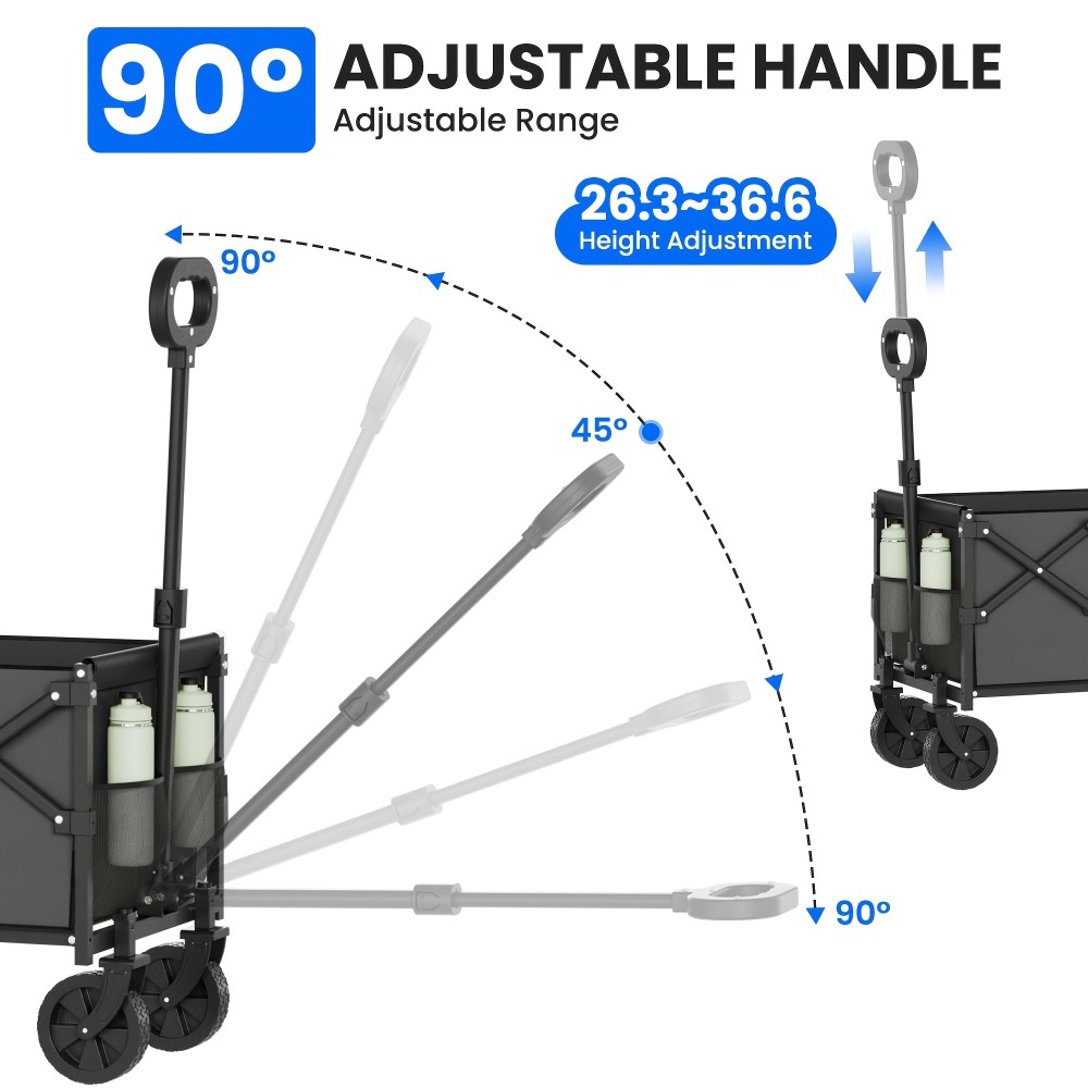 Składany wózek ogrodowy o nośn – Outdoor Camping Trolley recenzja i cena