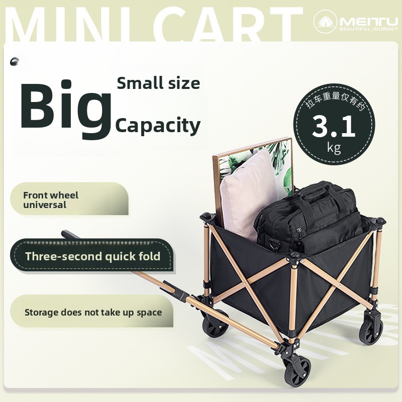 Składany wózek turystyczny na  – Outdoor Camping Trolley recenzja i cena