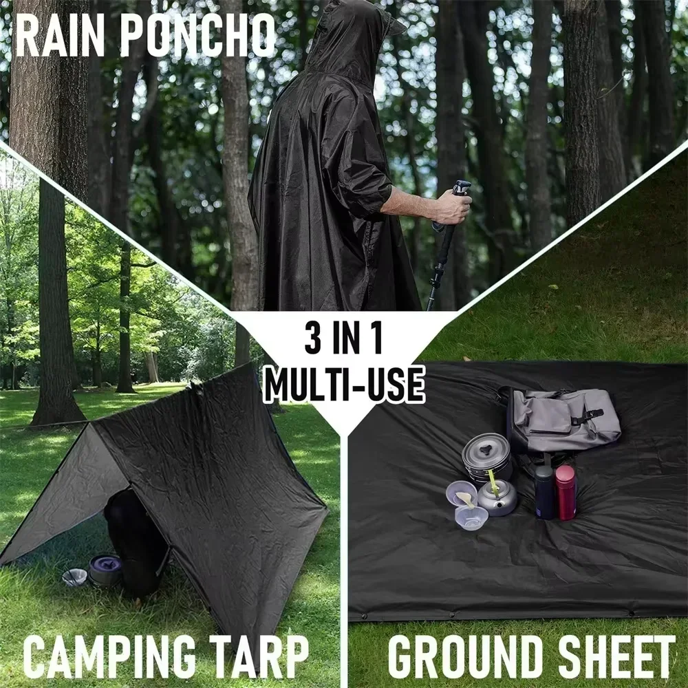 2026 – wielofunkcyjny, wodoodp – Camping Rain Poncho recenzja i cena