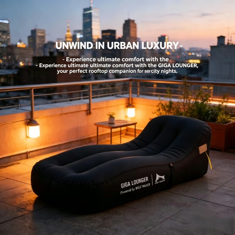 Automatyczne dmuchane krzesło  – Bed Outdoor Camping recenzja i cena