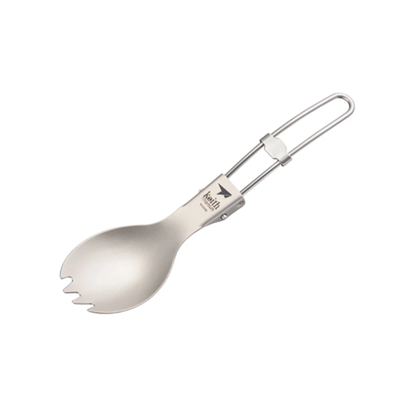 Keith tytanowa Spork składany  – Outdoor Camping Dining Set recenzja i cena