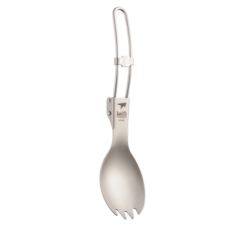 Keith tytanowa Spork składany  – Outdoor Camping Dining Set recenzja i cena